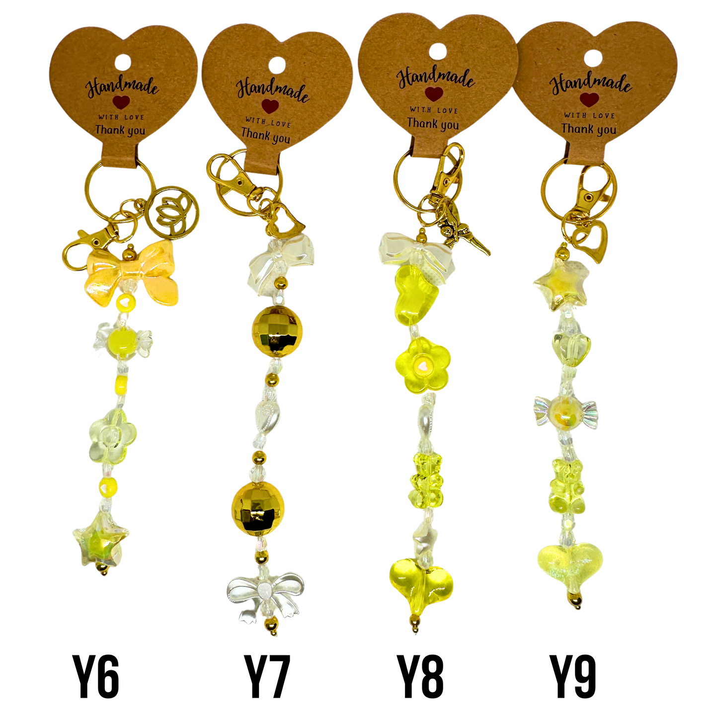 Yellow Dangle Bag Charms