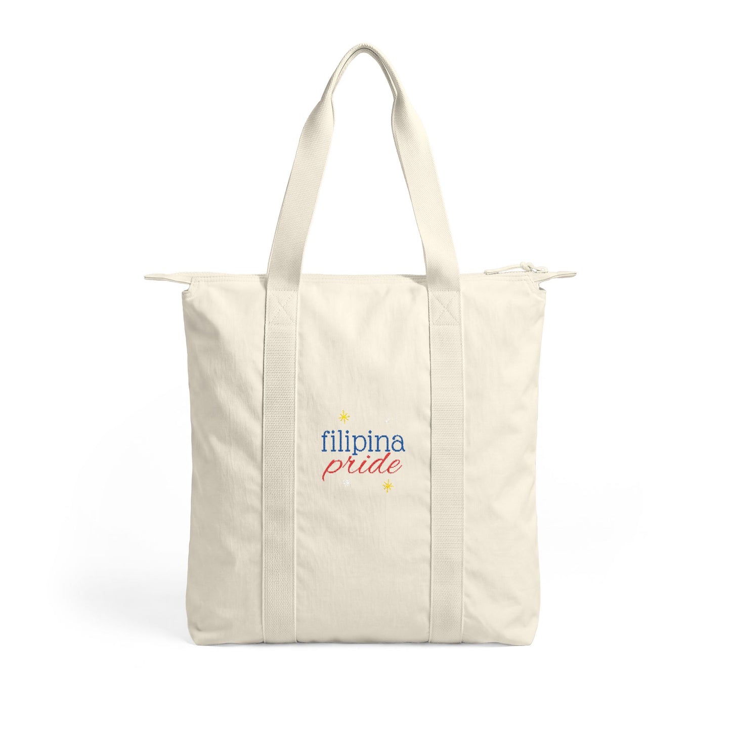 ‘Filipina Pride' Embroidered Tote Bag