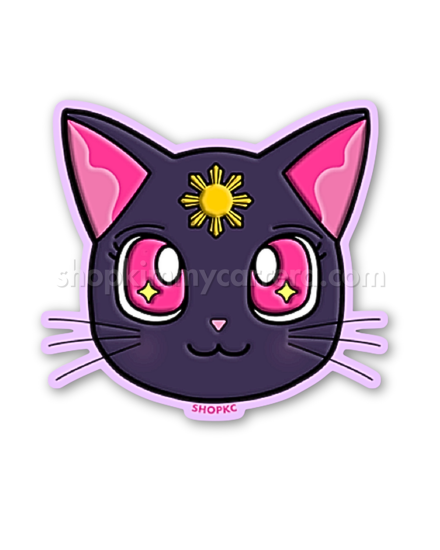 Luna Meets Sun Sticker