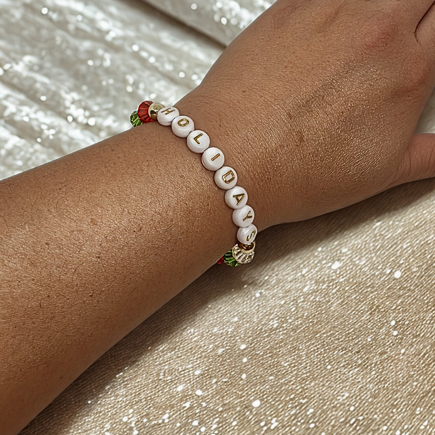 Holidays Glass Bracelet