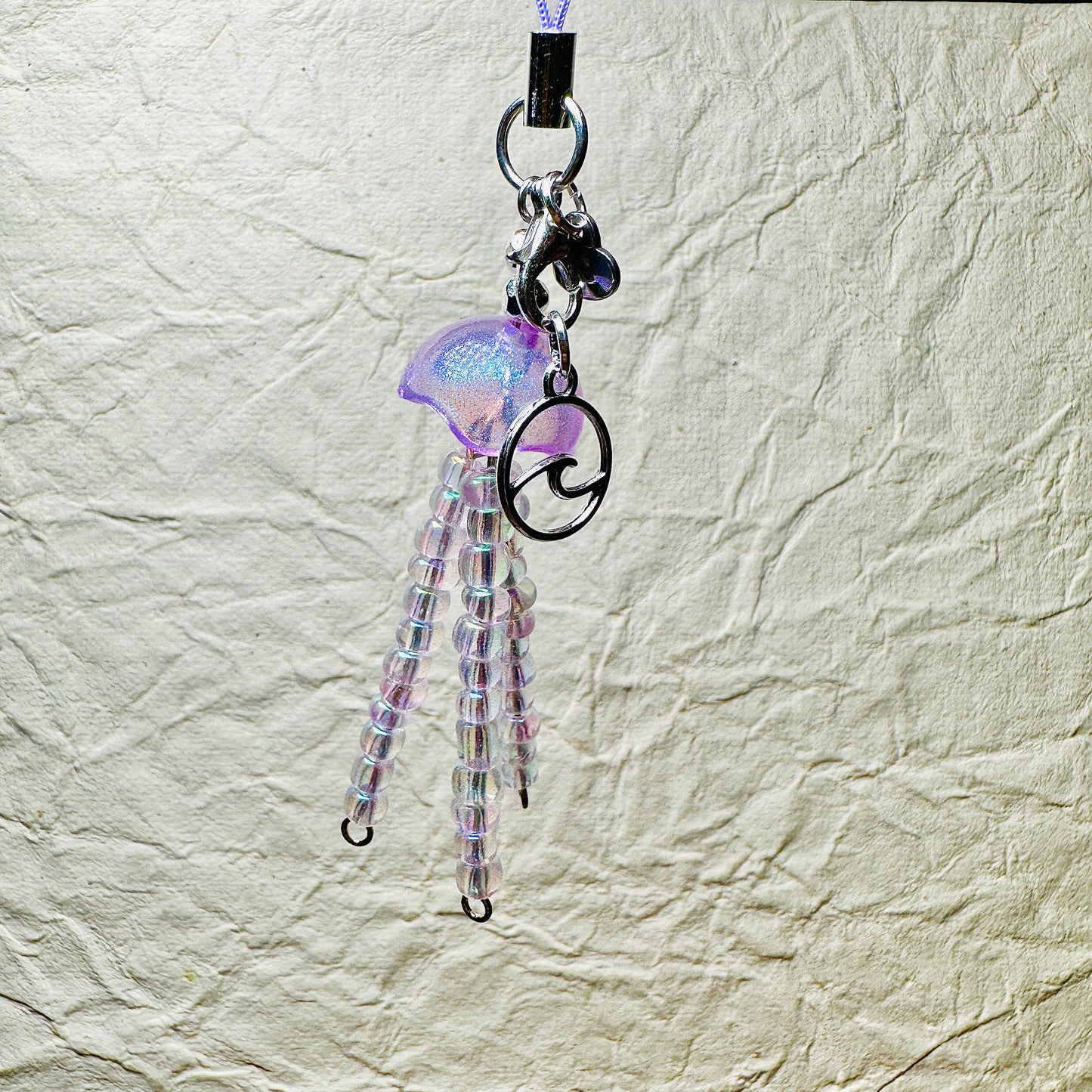 Jellyfish Phone Charm