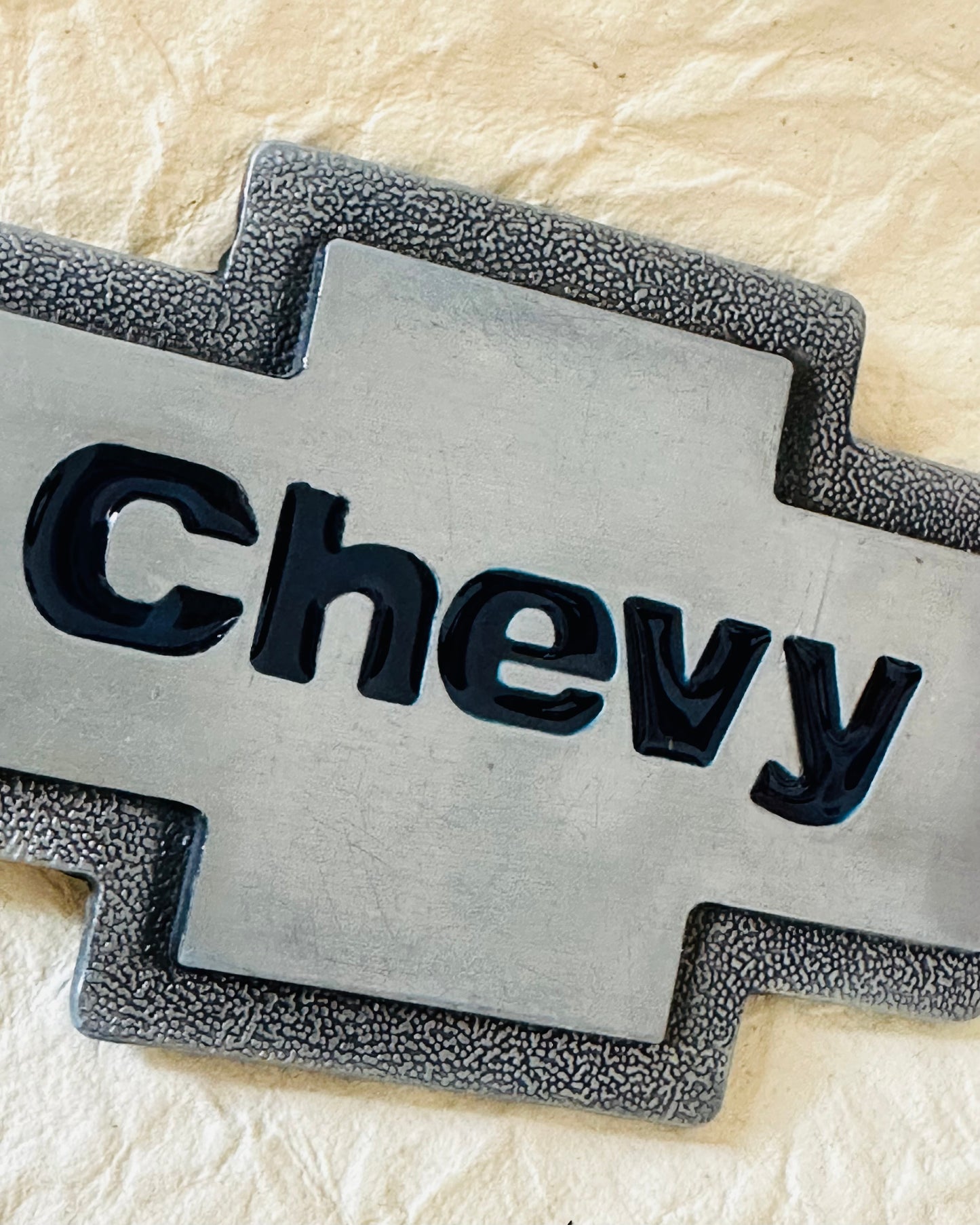 VTG Chevy Metal Belt Buckle