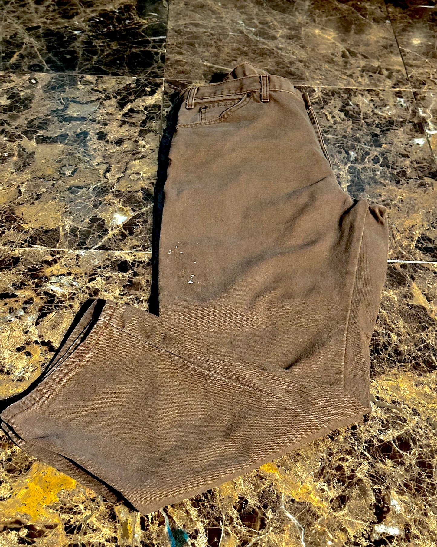Second-Hand ‘Dickies’ Brown Carpenter Pants