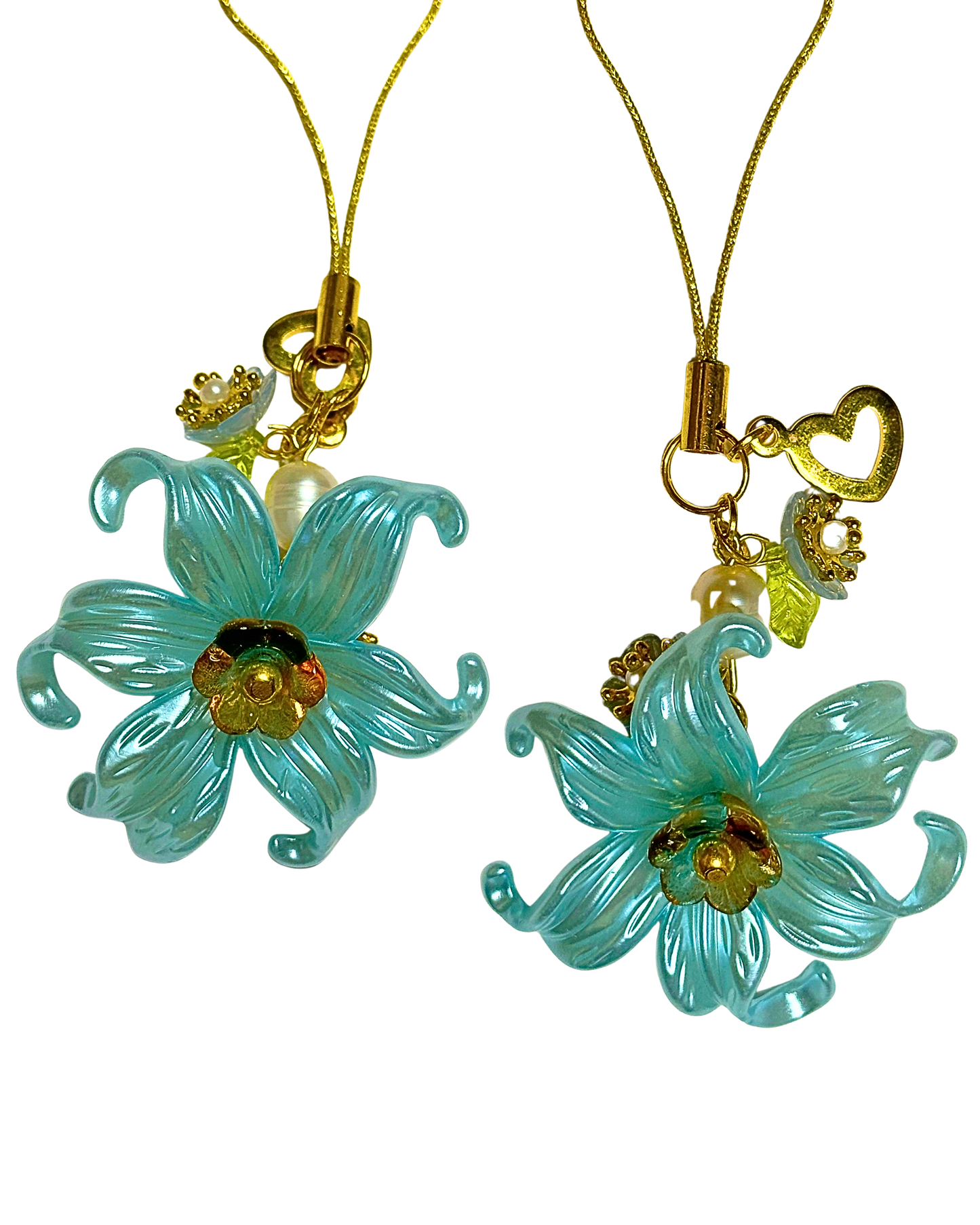 Flower In Bloom Phone Charm