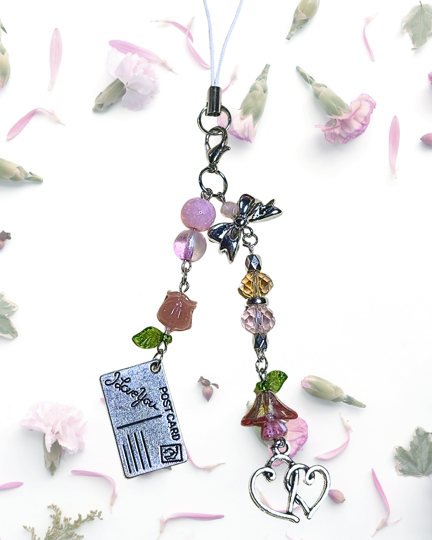 Postcard Phone Charm