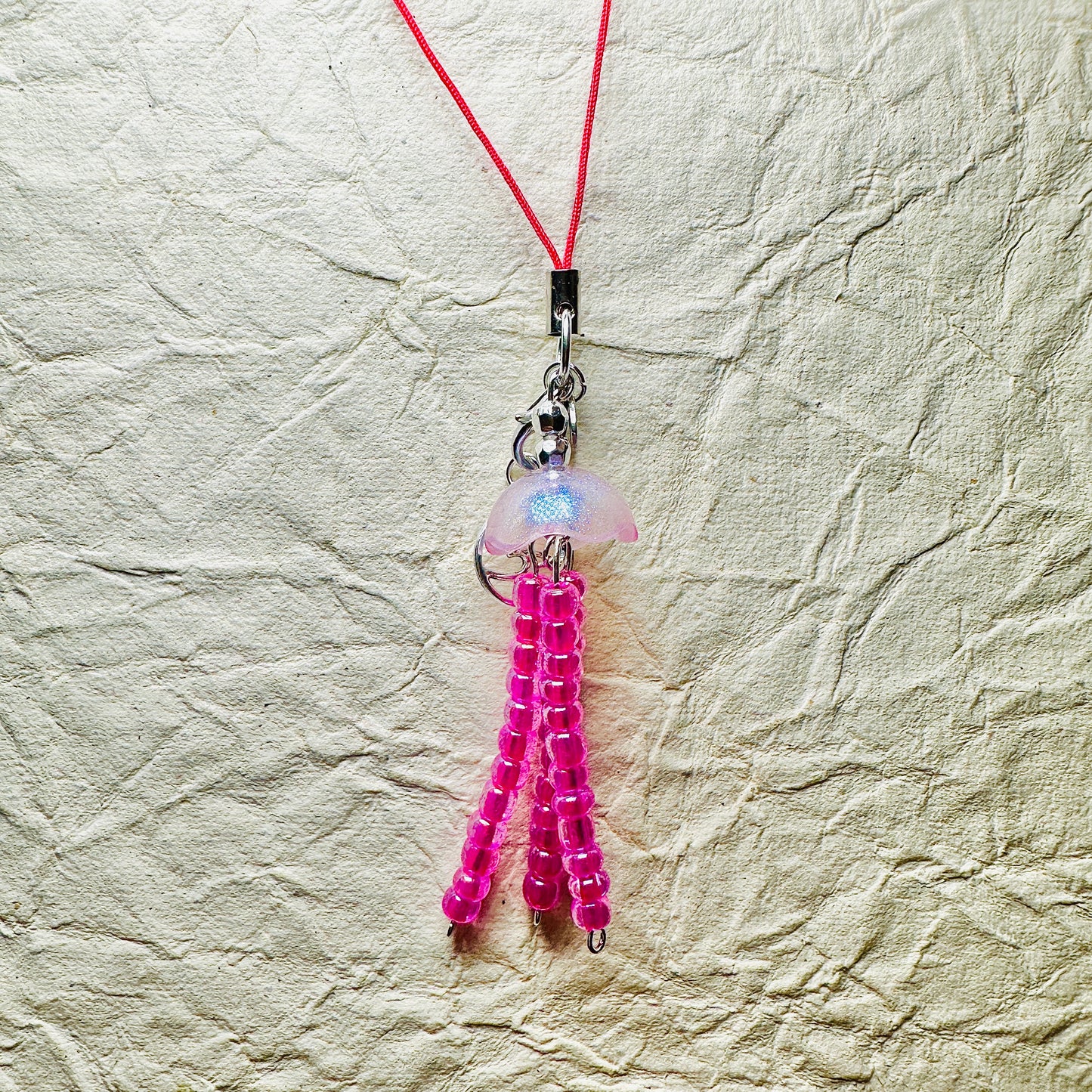 Jellyfish Phone Charm