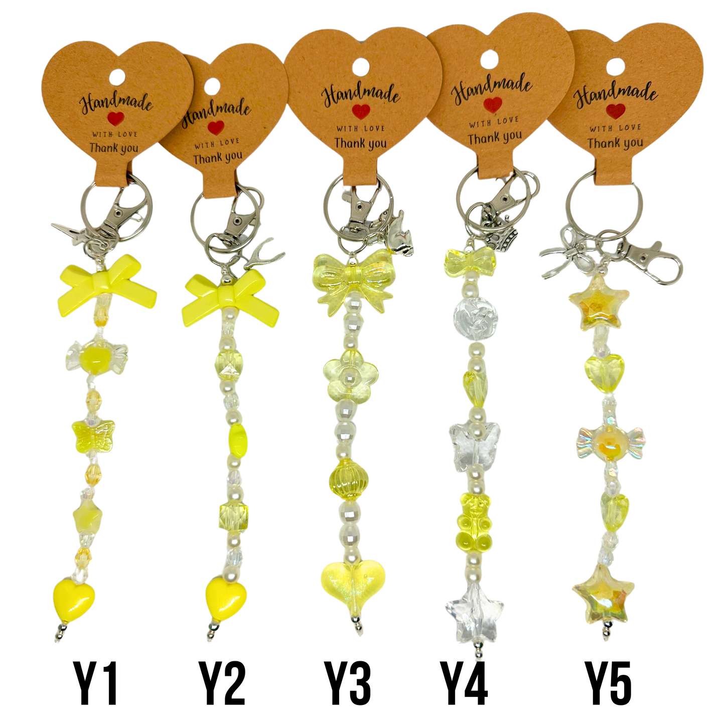 Yellow Dangle Bag Charms