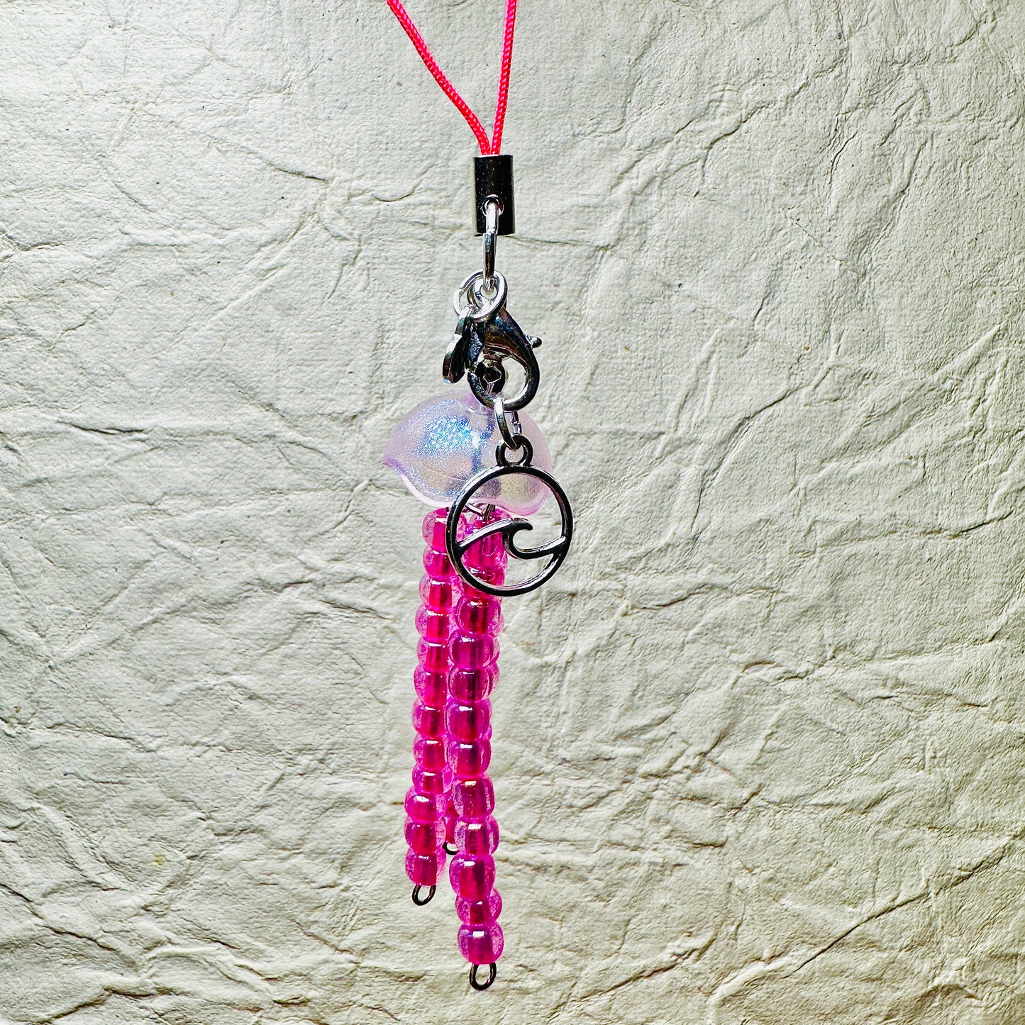 Jellyfish Phone Charm