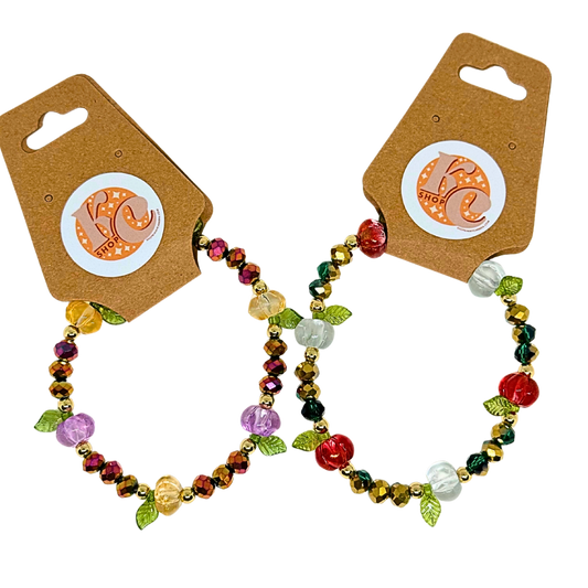 Fall Pumpkin Bracelet