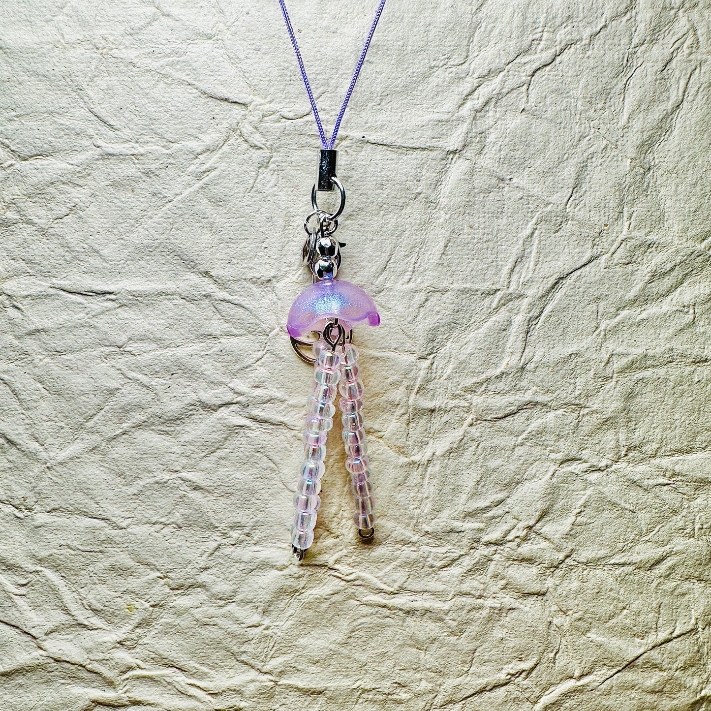 Jellyfish Phone Charm