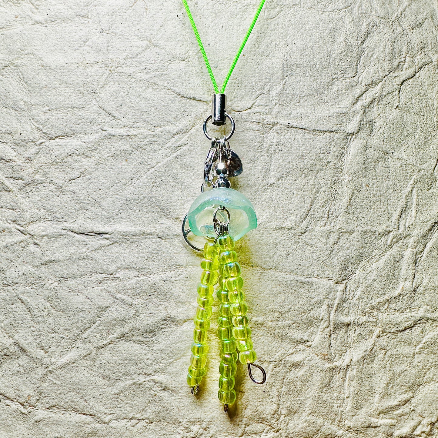 Jellyfish Phone Charm