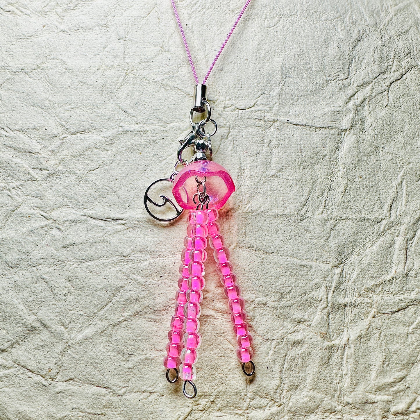 Jellyfish Phone Charm