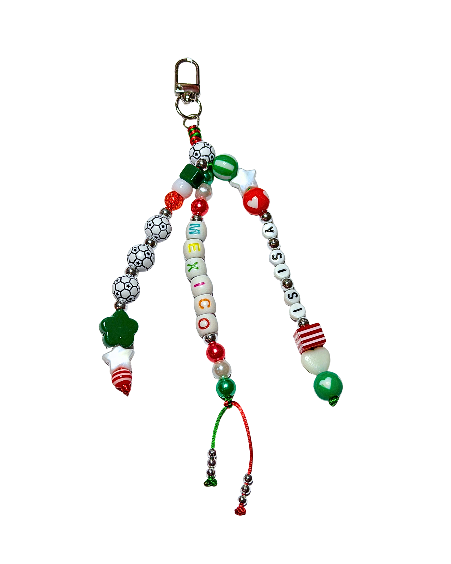 Mexico Football Bag Charm
