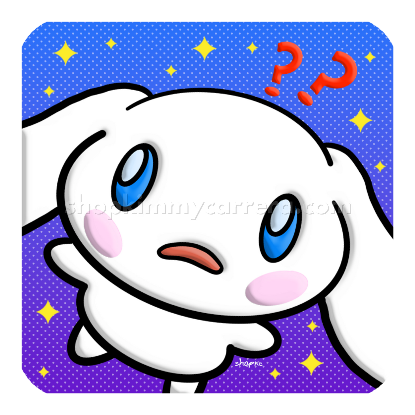 Confused Cinnamoroll Sticker