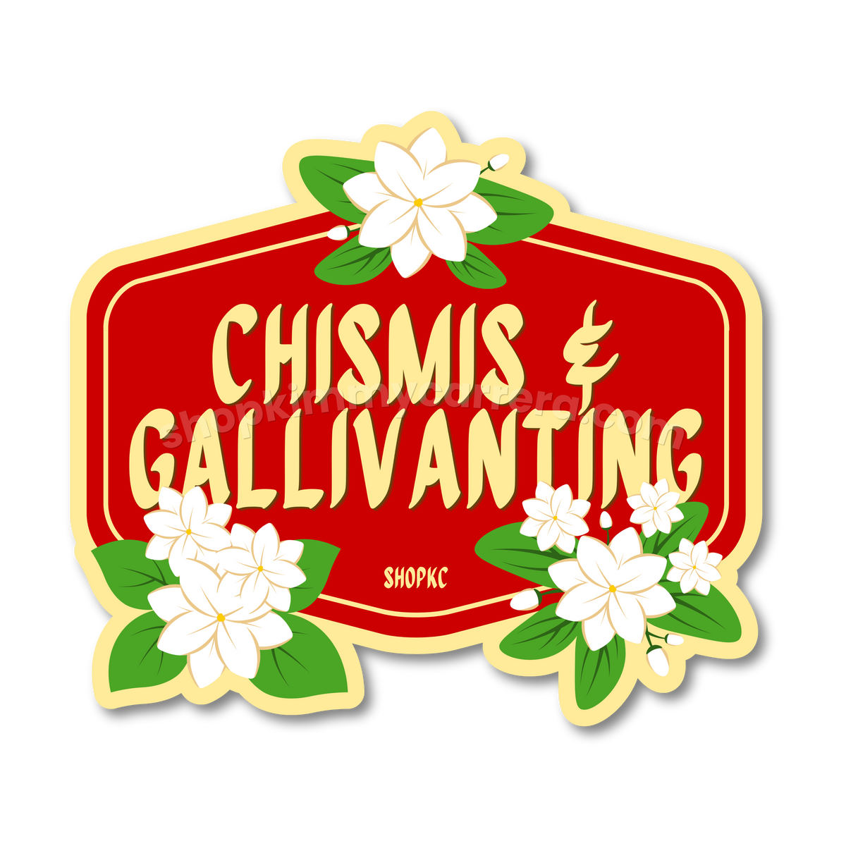 ‘Chismis & Gallivanting’ Sticker