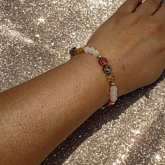 Parol Holiday Flowers Bracelet