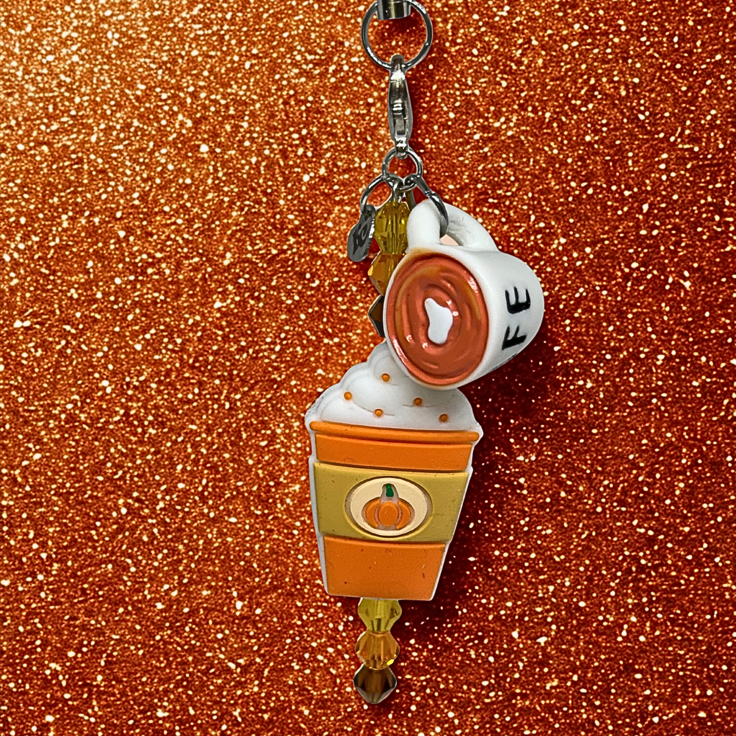 Pumpkin Spice Lattes Phone Charm