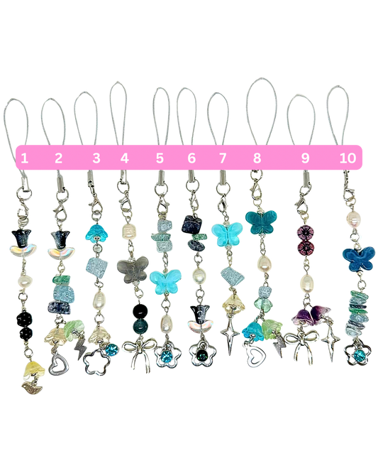 Whimsy Cool Tone Phone Charms (Varies)
