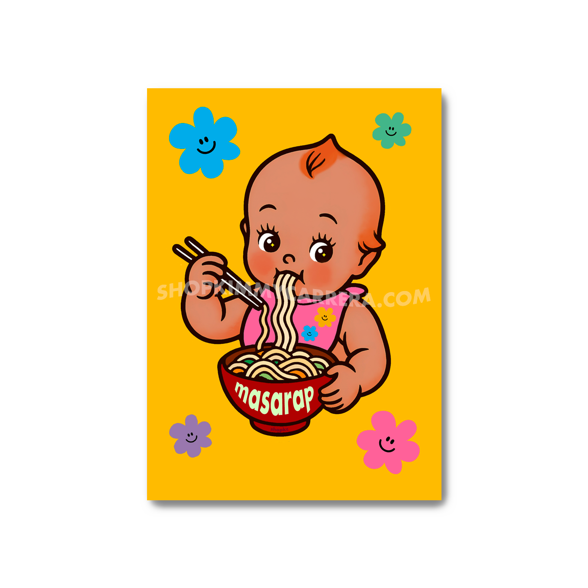 Masarap Noodles Art Print