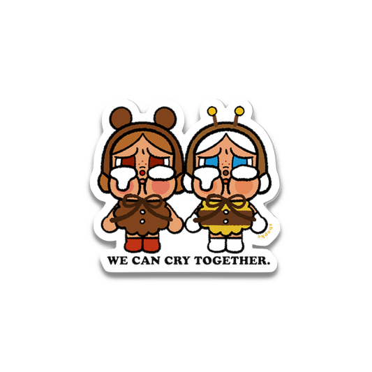 Cry Together Sticker