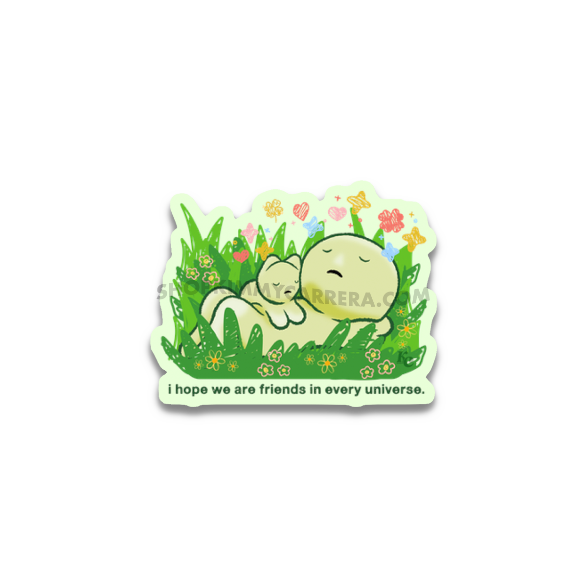 Friends In Every Universe Sticker