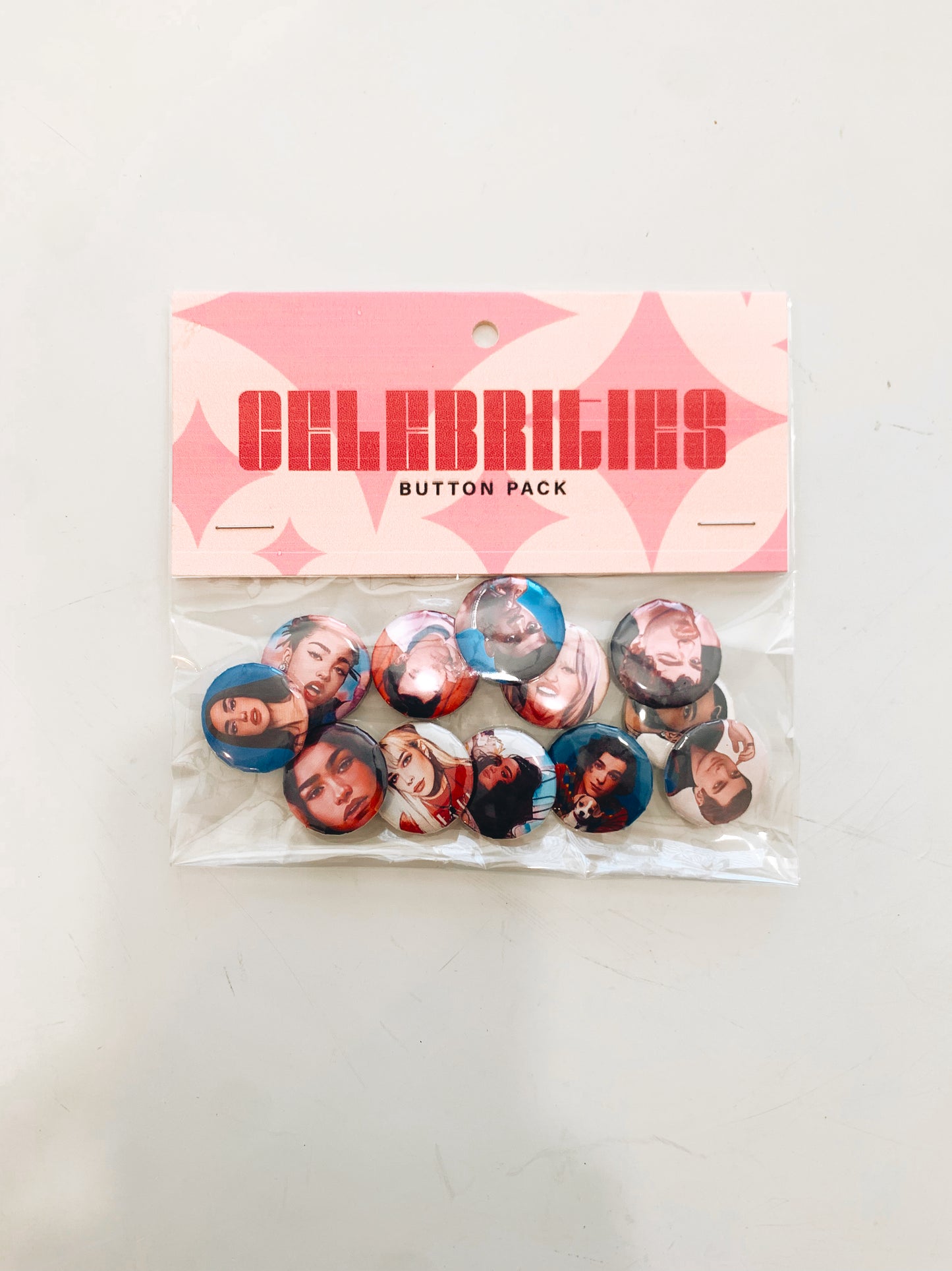 Celebrities Button Pack