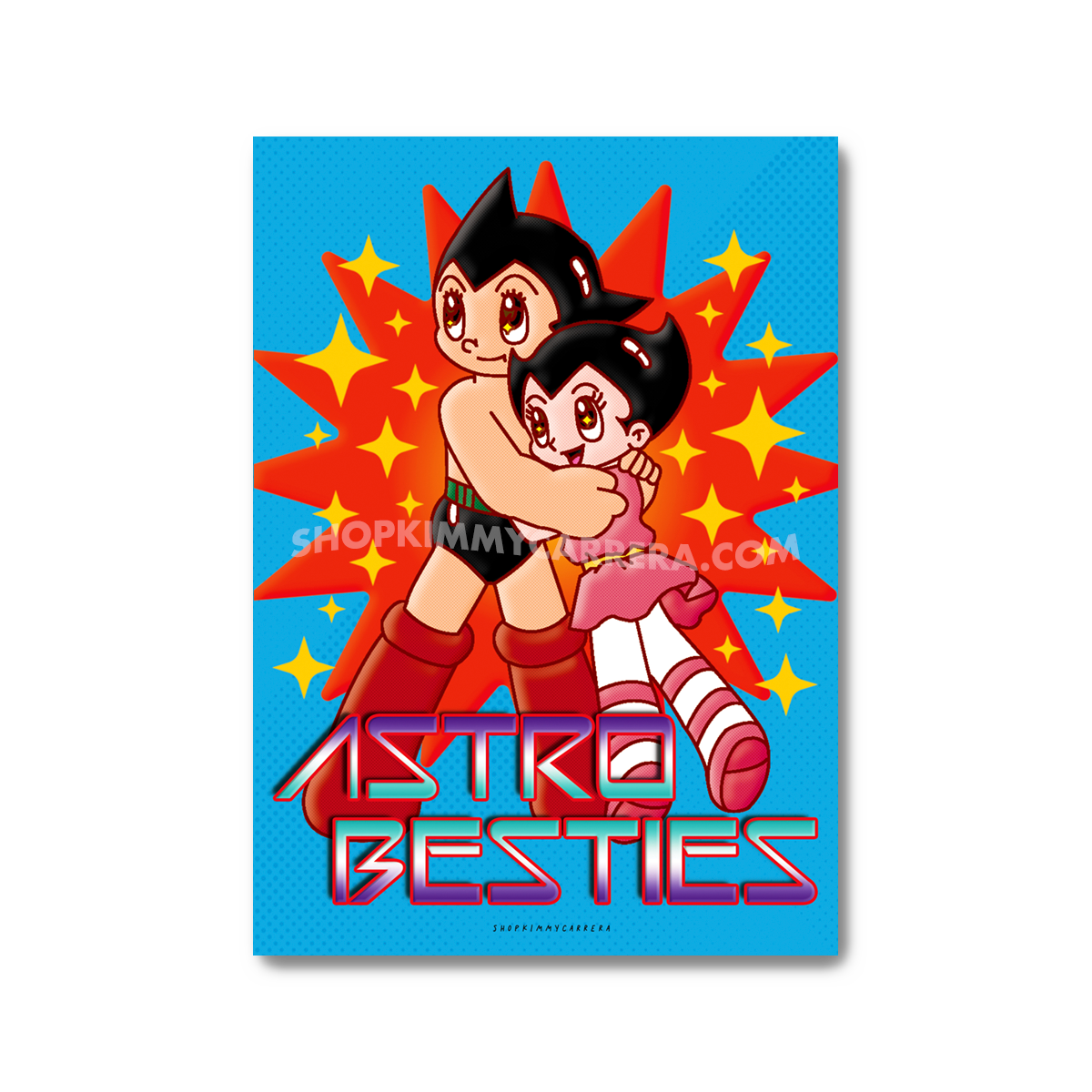 Astro Besties Art Print