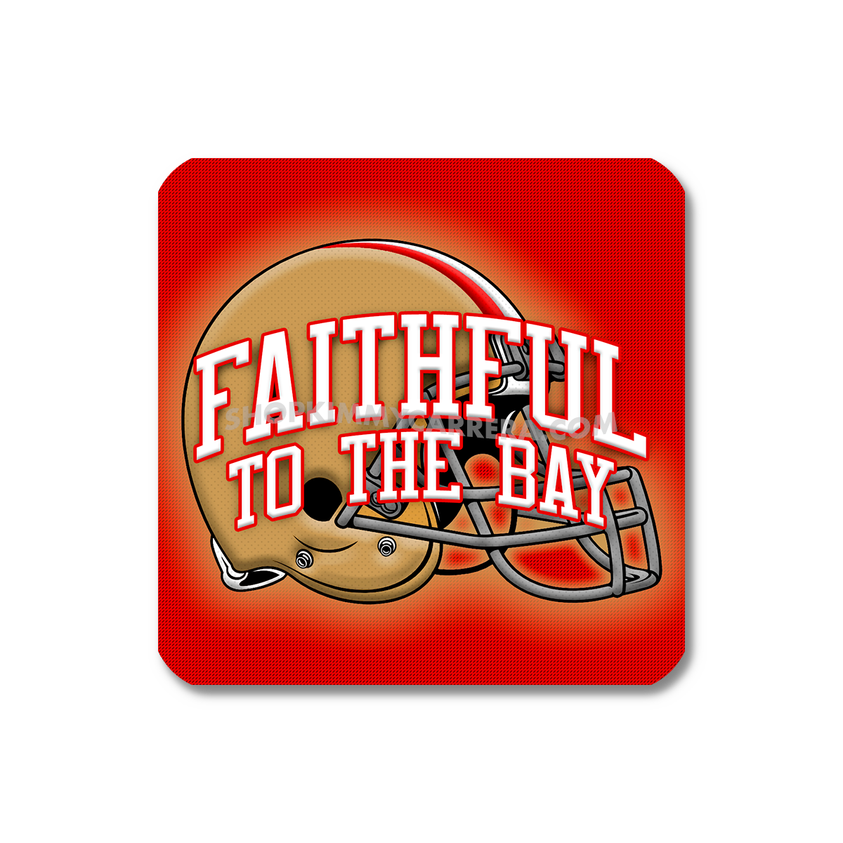 Faithful To The Bay Sticker