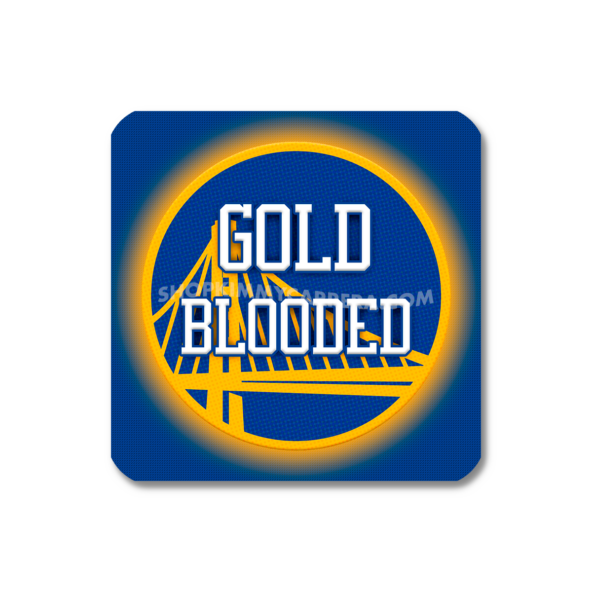 Gold Blooded Sticker