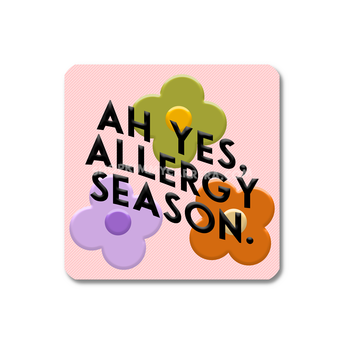 Allergy Season Sticker