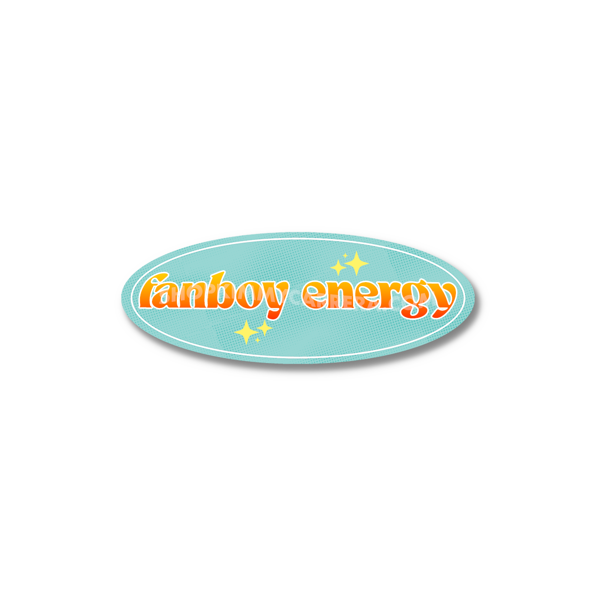 Fanboy Energy Sticker