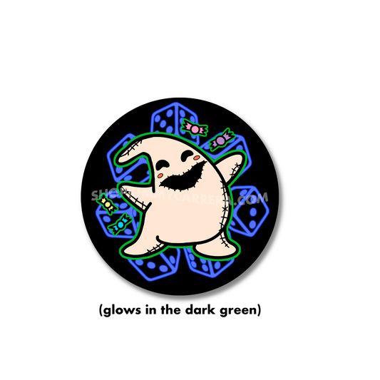 Oogie Boogie Glows Sticker