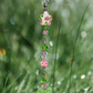 Pink Flower Garden Phone Charm