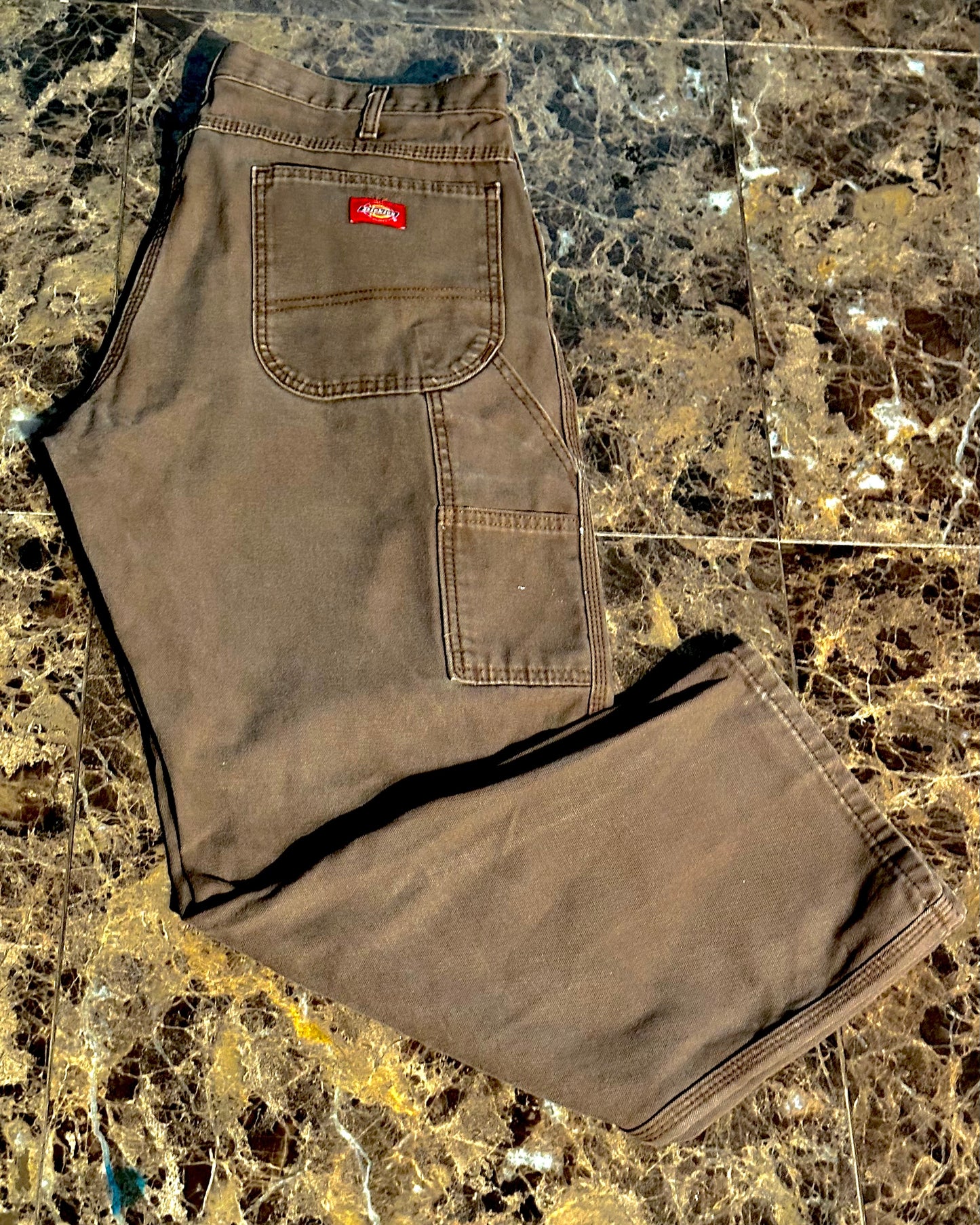 Second-Hand ‘Dickies’ Brown Carpenter Pants