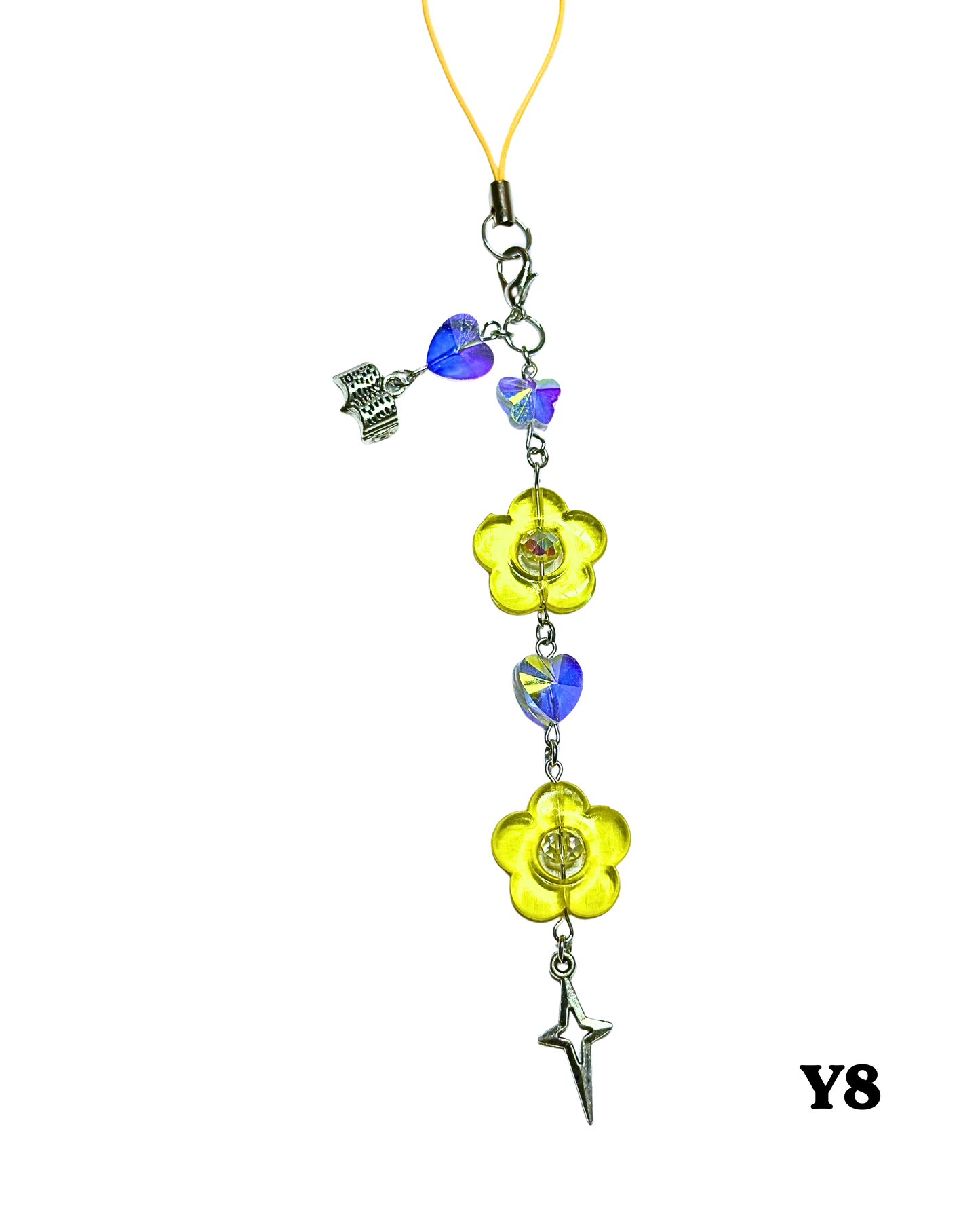 Yellow Phone Charms