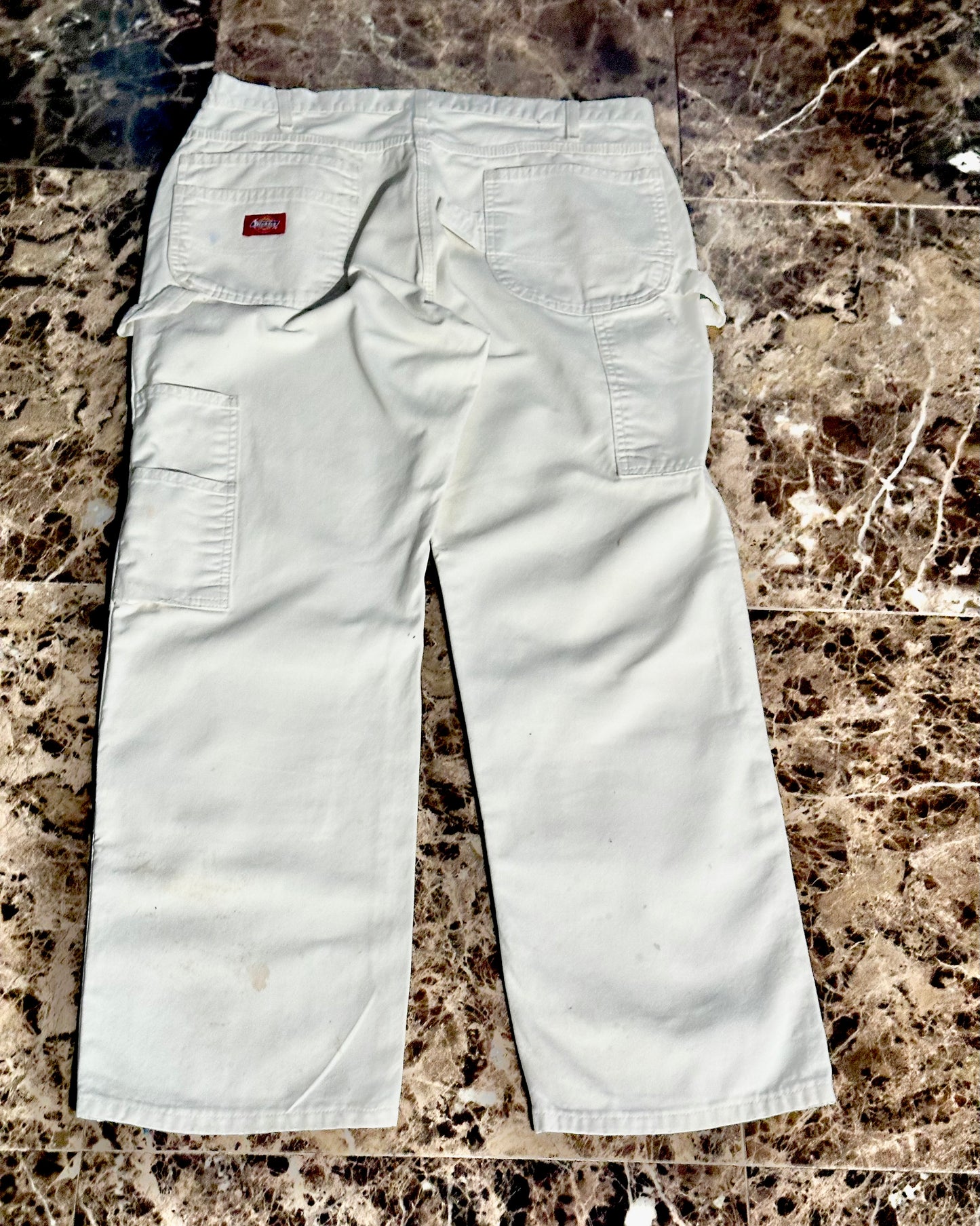 VTG 80s/90s ‘Dickies’ Beige Double Knee Carpenter Pants