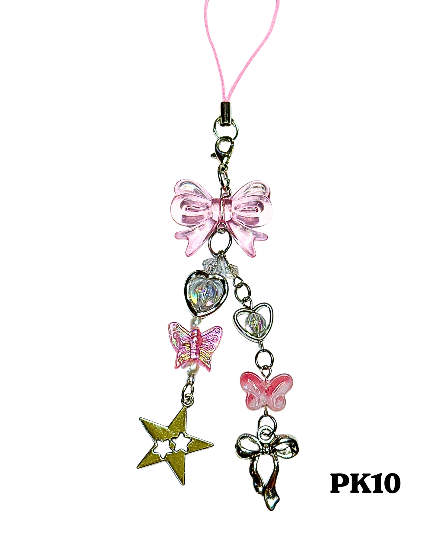 Pink Phone Charms