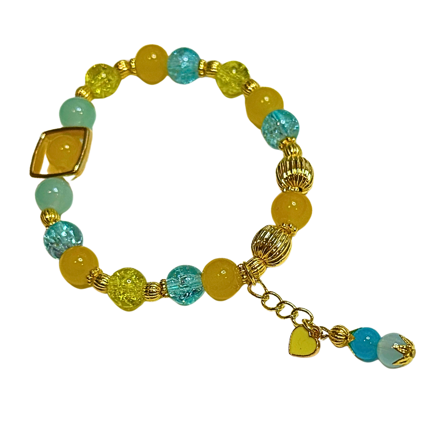 1 of 1 - Turquoise Yellow Bracelet