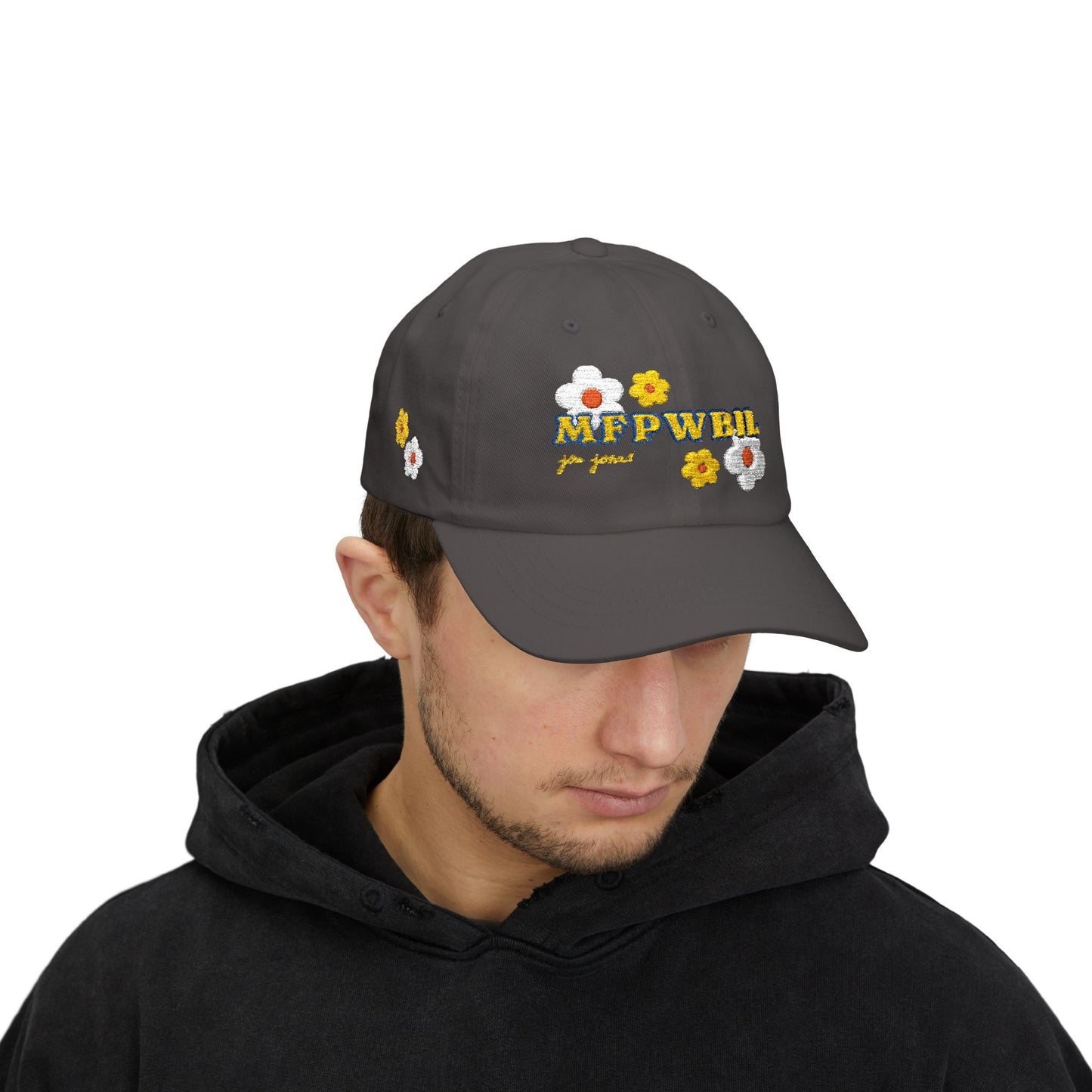 "MFPWBIL" Floral Embroidered Cap Hat