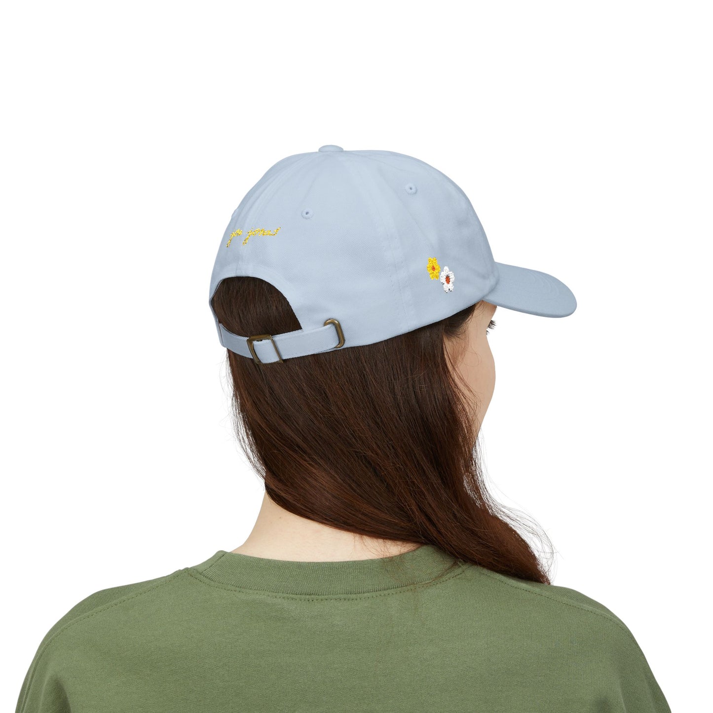 "MFPWBIL" Floral Embroidered Cap Hat