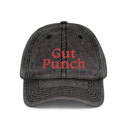“Gut Punch” Vintage Distressed Cap Hat