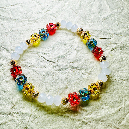 Four Meanings Flower Bracelet