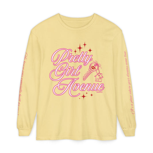 “Pretty Girl Ave” Unisex Long Sleeves T-Shirt