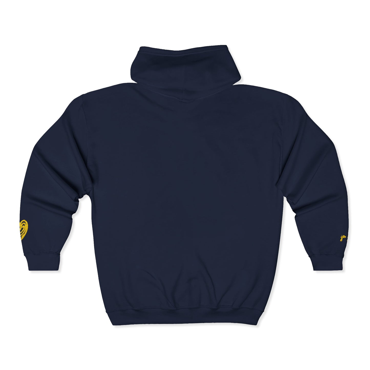 “Heart By Heart” Zip-Up Hoodie Sweater
