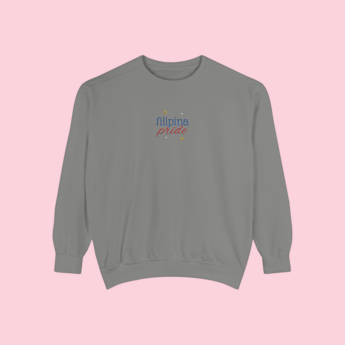 Filipina Pride Embroidered Crewneck Sweater