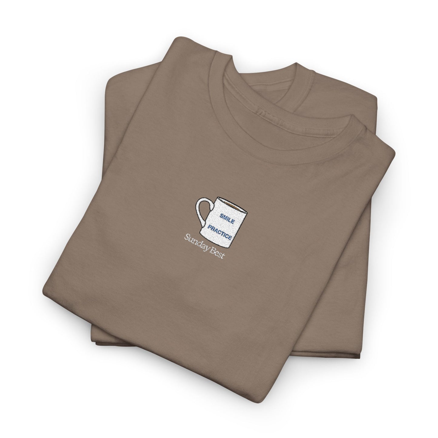 Sunday Best Mug Embroidered T-Shirt