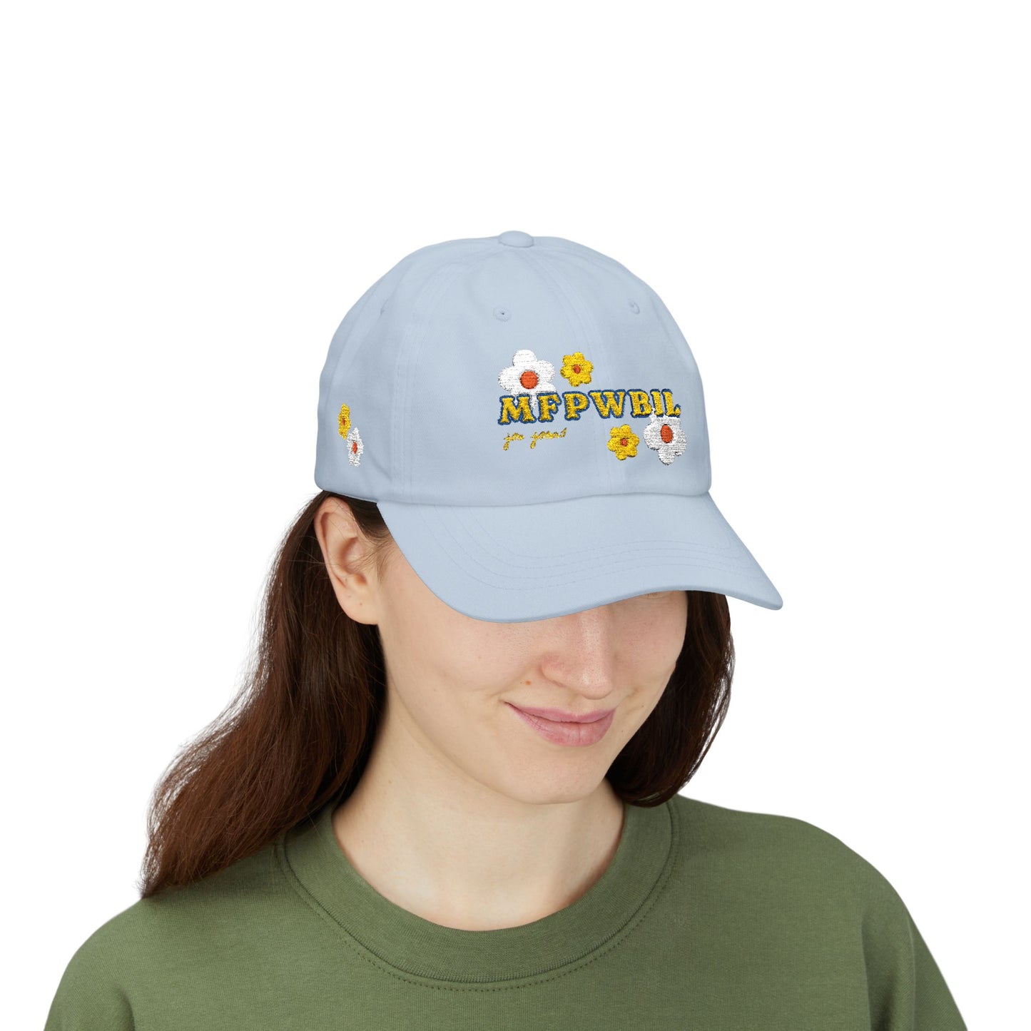 "MFPWBIL" Floral Embroidered Cap Hat