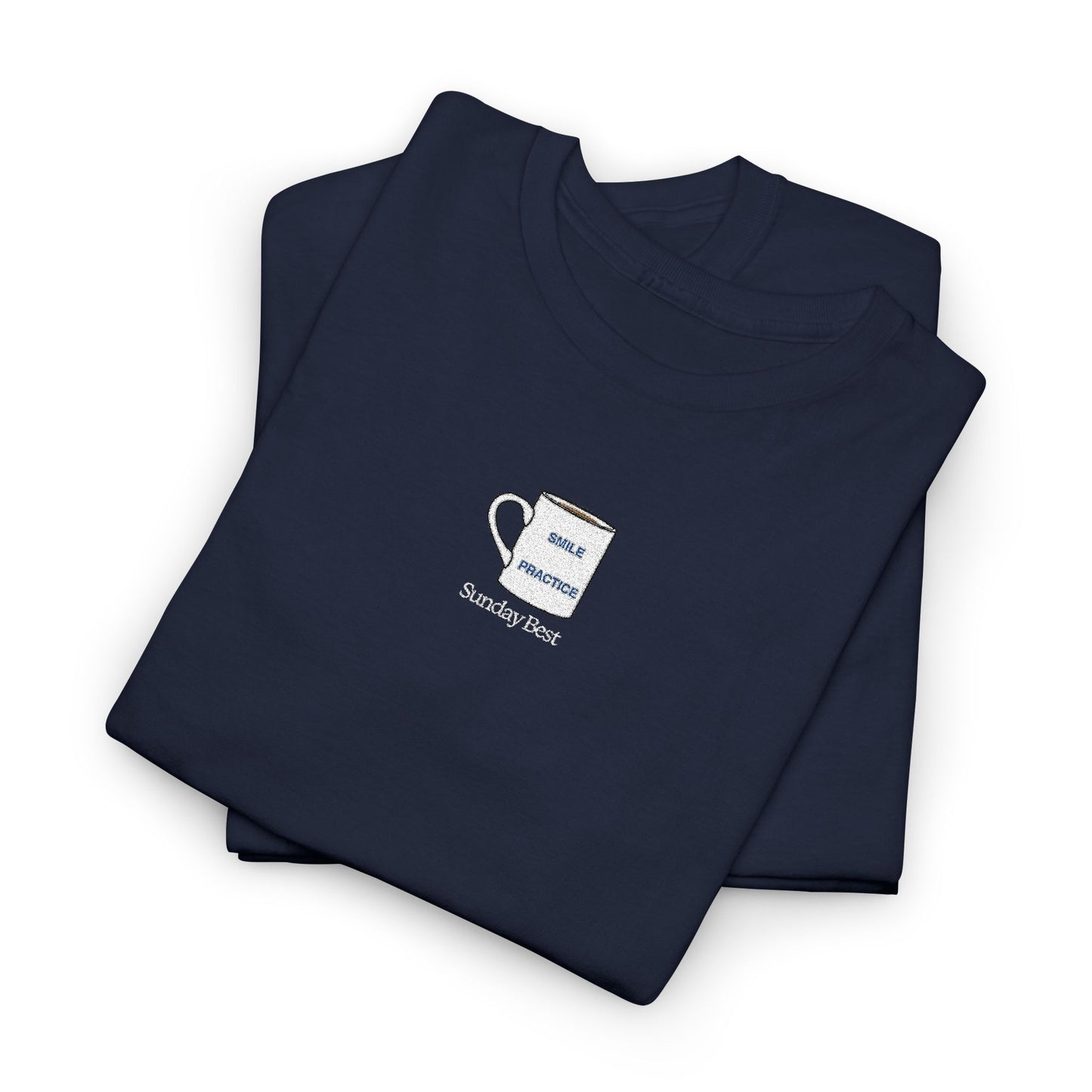 Sunday Best Mug Embroidered T-Shirt
