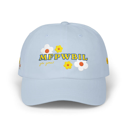 "MFPWBIL" Floral Embroidered Cap Hat