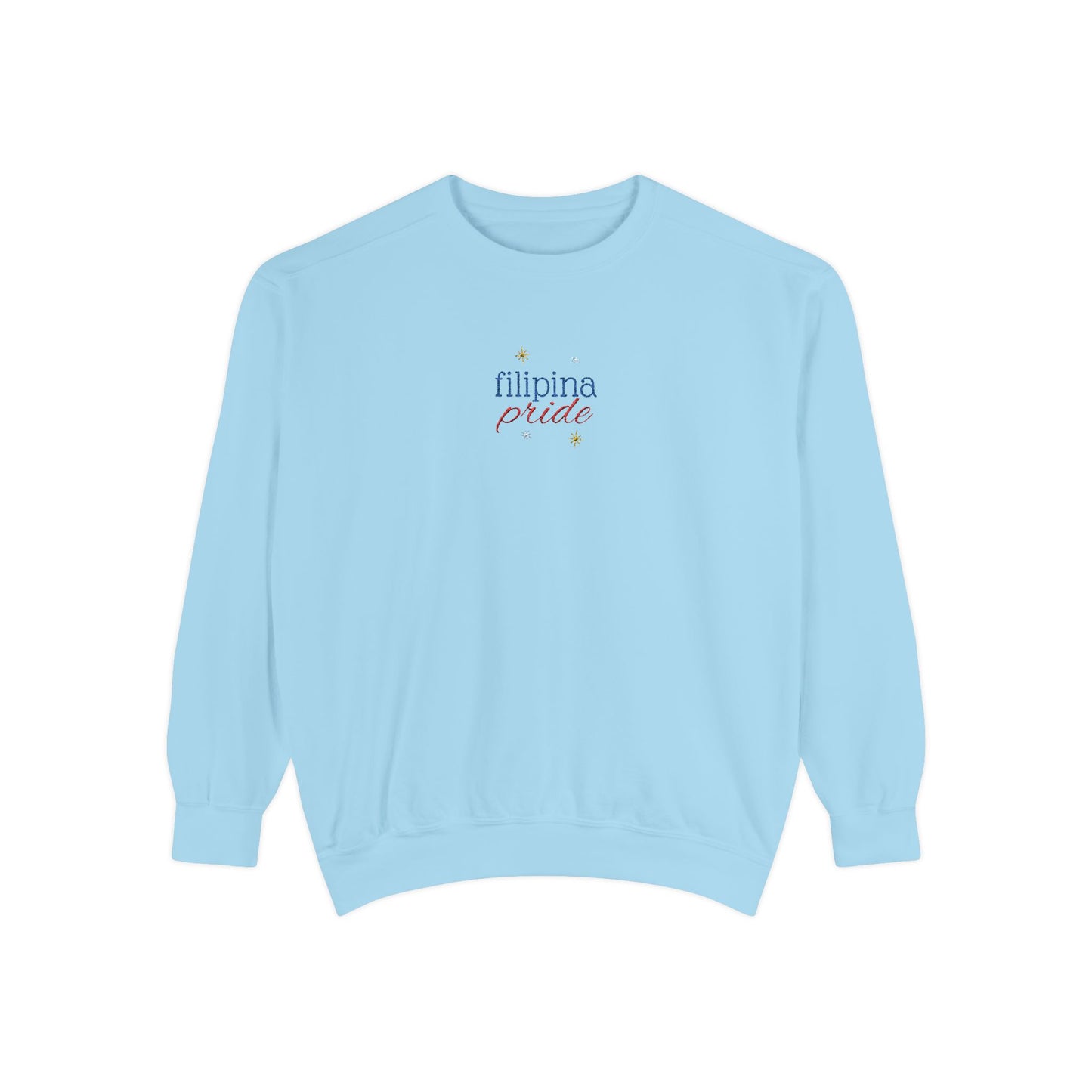 Filipina Pride Embroidered Crewneck Sweater